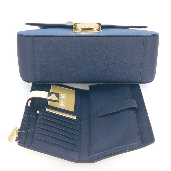 3PCS Michael Kors Bridgette Messenger Bag Wallet - Picture 5 of 8